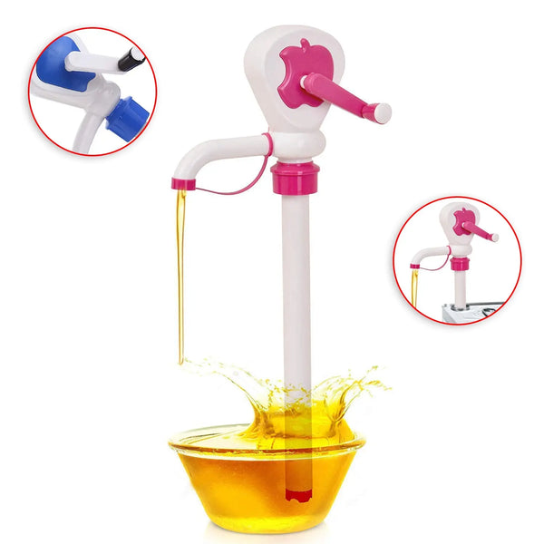 Premium kitchen oil pump with manual handle