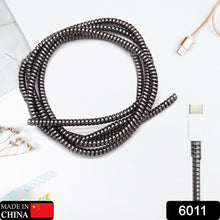 Metallic Finish Cable Spiral Protector / Wire Repair / Pet Cord Protector / Headphone Saver, Cable Wrap / Cover for Mac Charging Cable - wholesale99.in