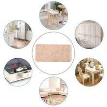 Square felt pads for home and furniture floor protection.