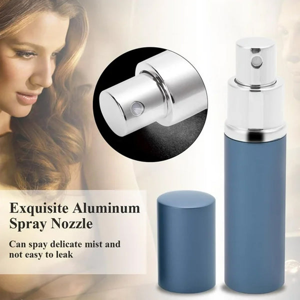 Travel spray bottle for perfume and sanitizer