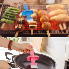 Plastic spatula with holder, durable design, for kitchen use