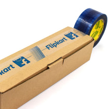 Roll of Flipkart blue tape for secure packaging and shipping.