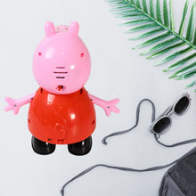 Pig Children Play toy, Pretend Play Toy Fun Gift for Kids, Movable Hands, Legs Pig Pretend Play Toy Set for Kids Children with Soft Rubber Material (1 Pc / Battery Not included)