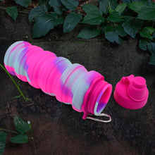 Silicone Foldable Water Bottle (1 Pc / 24 cm Foldable / 500 ML)