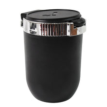 Portable Car Ashtray with Lid and Blue LED Light (1 Pc)