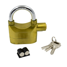 Security Alarm Metallic Lock System with 3 Keys (1 Set / Mix Color) - wholesale99.in