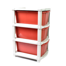 3-Layer Plastic Drawer Storage Organizer, Multi-Purpose Cabinet (1 Pc) - wholesale99.in