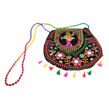 9 inch Handcrafted Cotton Embroidered Shoulder Bag for Girls & women (1 Pc) - wholesale99.in