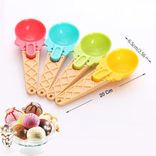 Ice Cream Spoons 2pcs Plastic Water Melon Scoopers with Trigger Dipper and Adults for Summer Party Ic (2 Pc)