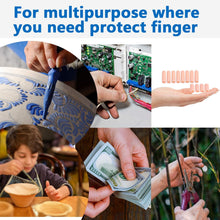 Finger Caps, Silicone Finger Protectors Sleeves (Finger Cots / 145 Pcs Set Approx) - wholesale99.in