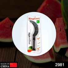 Stainless steel corer and slicer for melons and fruits