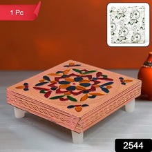 Meenakari Wooden Chowki / Pata