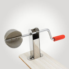 Stainless Steel Coconut Scraper with Wooden Base (1 Pc)