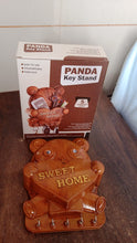 Cute Plastic Panda Key Holder, Wall Key Rack with 5 Hooks (1 Pc) - wholesale99.in