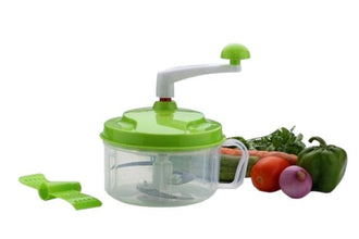 Food processor, Chop N Churn in use