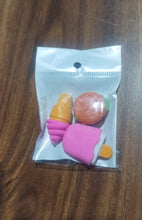 Fancy & Stylish Colorful Erasers (1 Set / 3 Pc Set)