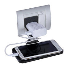 Mobile charging stand for wall mounting.